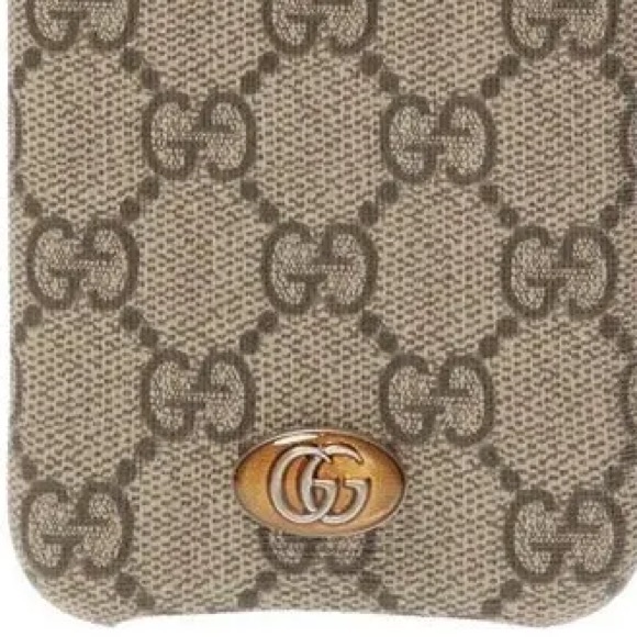 (CLF) Gucci iPhone Case/Cover X/XS Ophidia Tessuto GG Monogram, Unisex, NWT - Picture 3 of 15